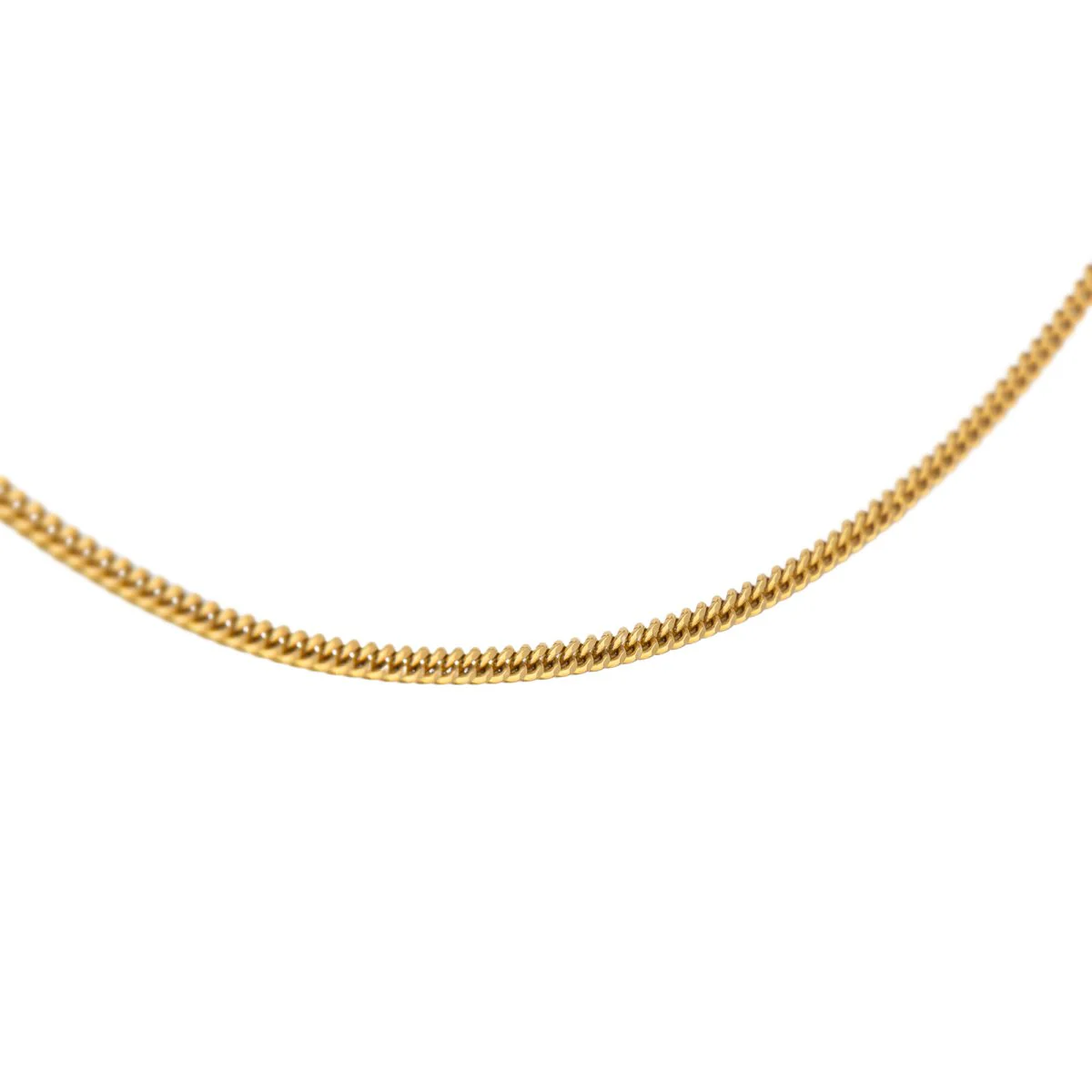 Collier Maille anglaise Or jaune - Image 5