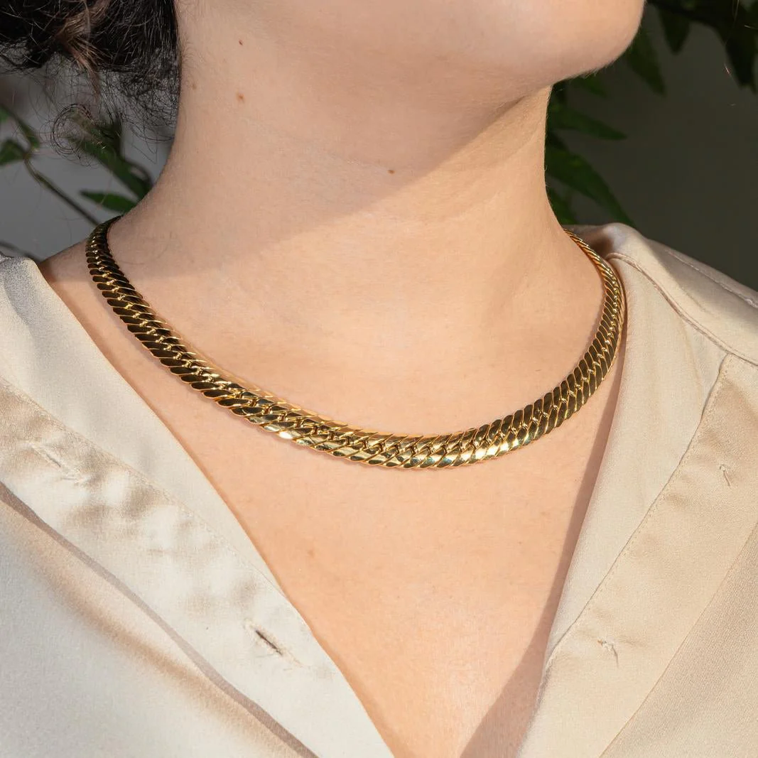 Collier Maille en or jaune - Image 2