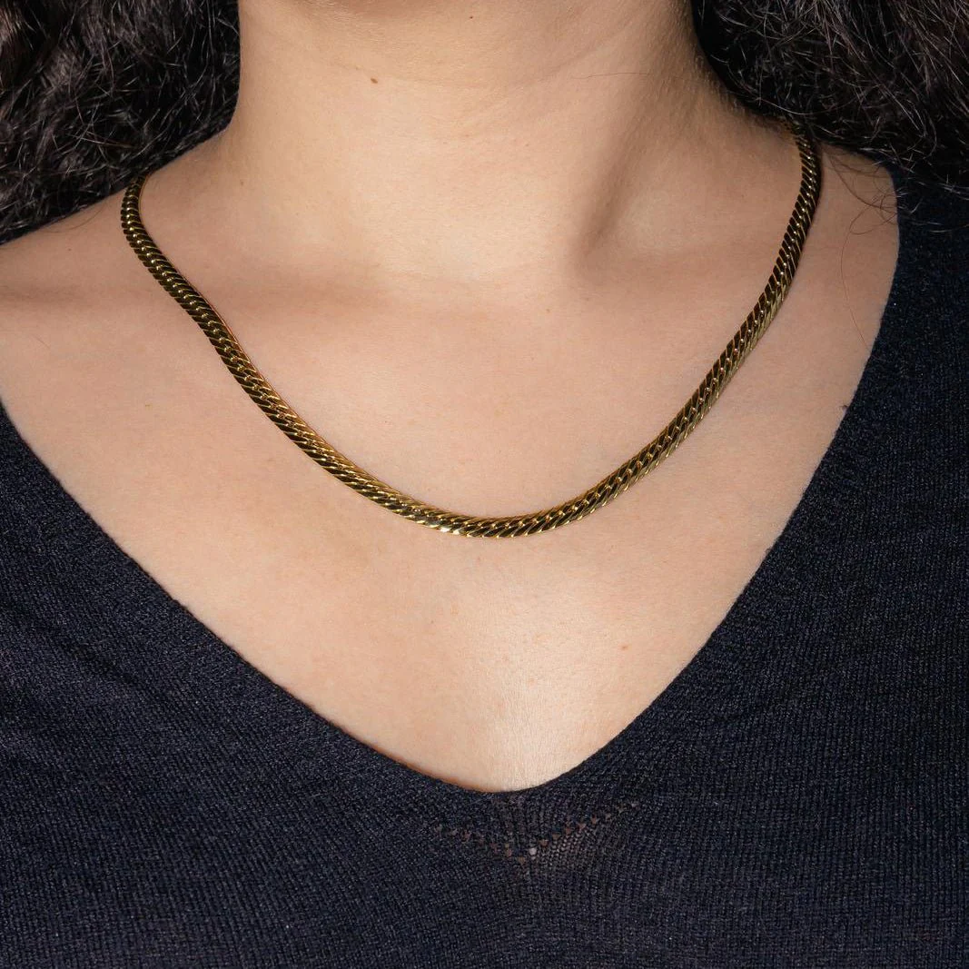 Collier Maille en or jaune - Image 2