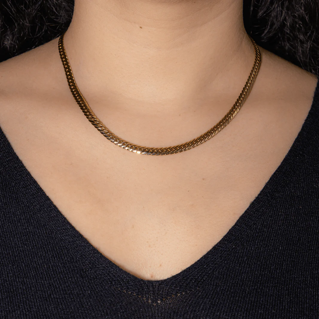 Collier Maille en or jaune - Image 2