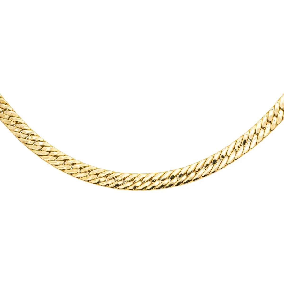 Collier Maille anglaise Or jaune - Image 12