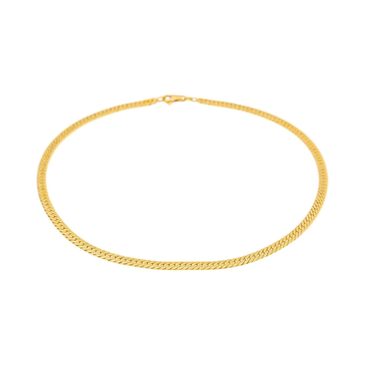 Collier Maille anglaise Or jaune - Image 13