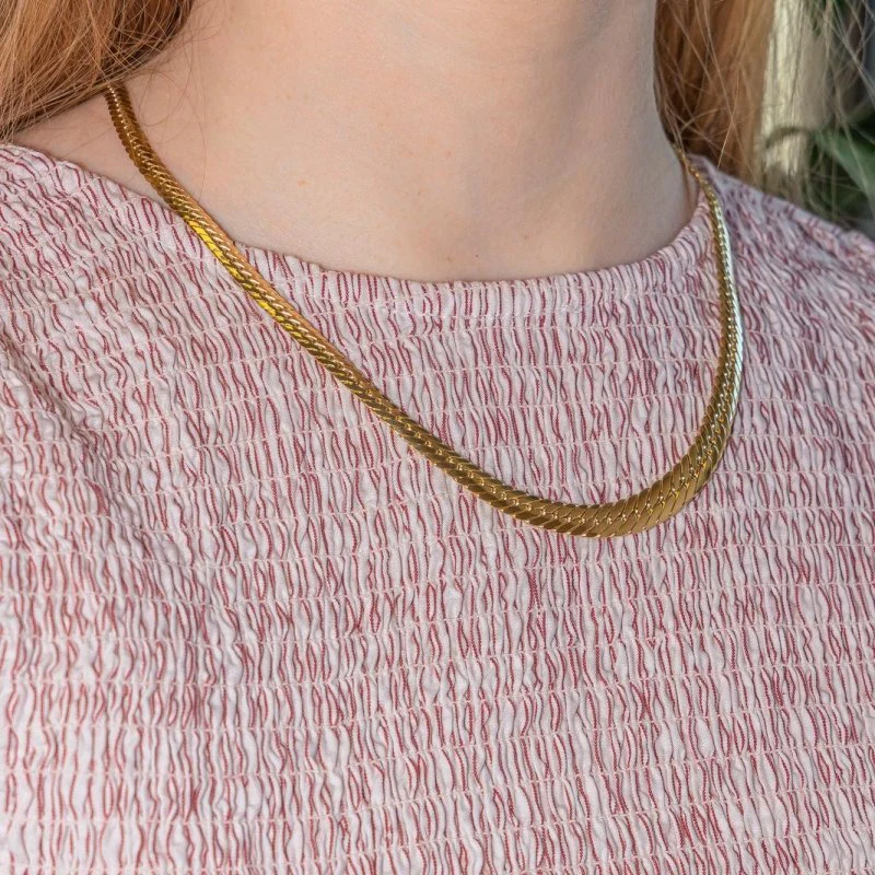 Collier Maille en or jaune - Image 2