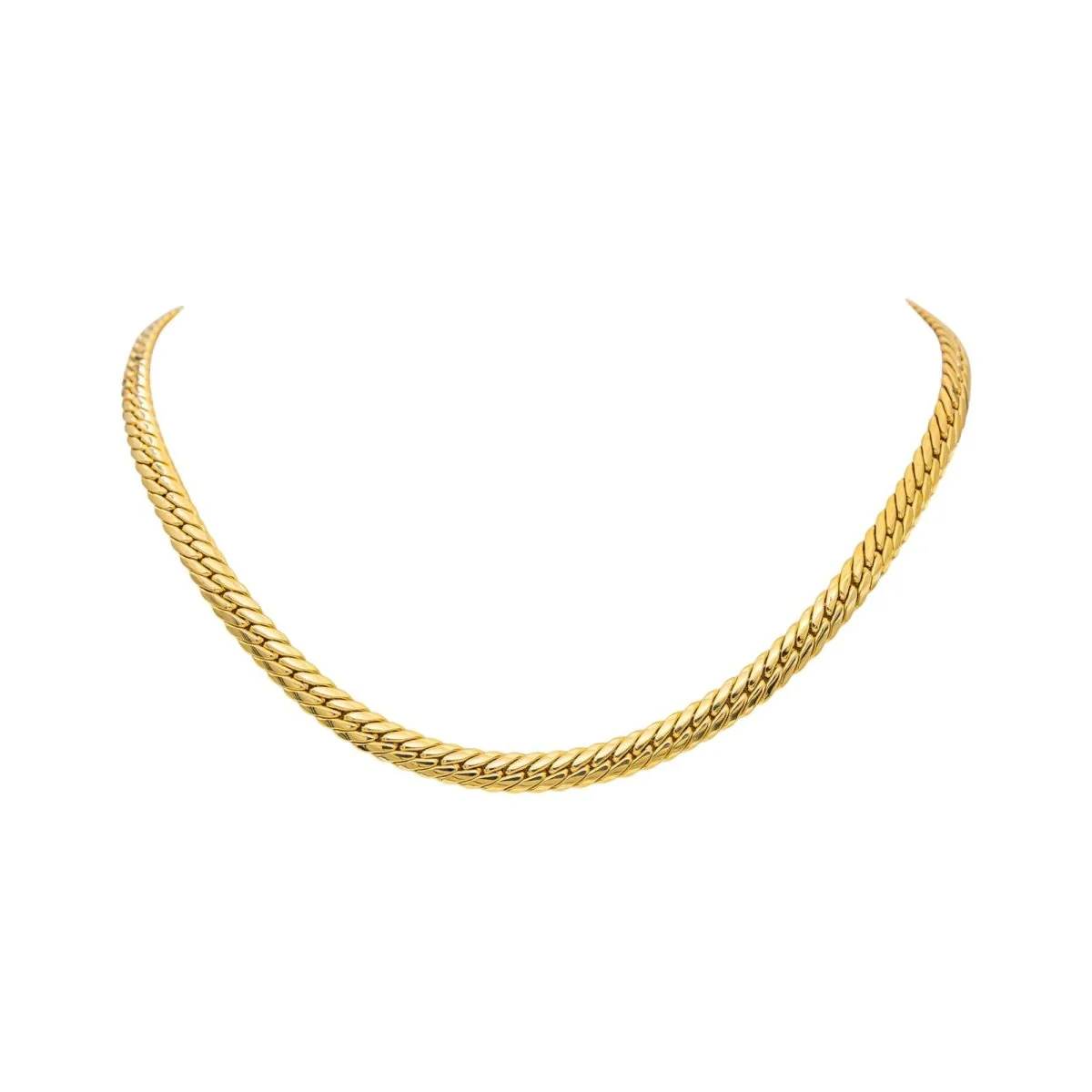 Collier Maille en or jaune - Image 3
