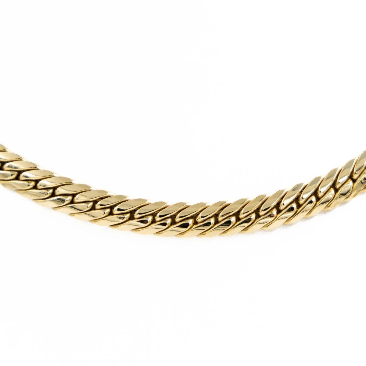 Collier Maille anglaise en or jaune - Image 3