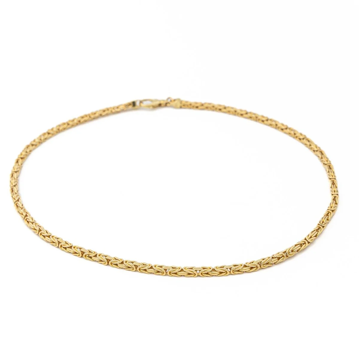 Collier Chaîne maille balinaise en or jaune