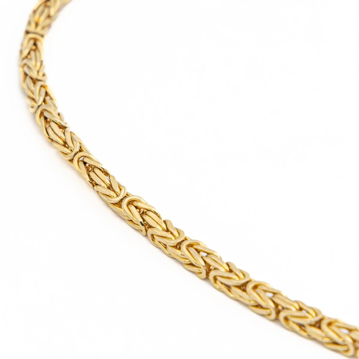 Collier Chaîne maille balinaise en or jaune - Image 2