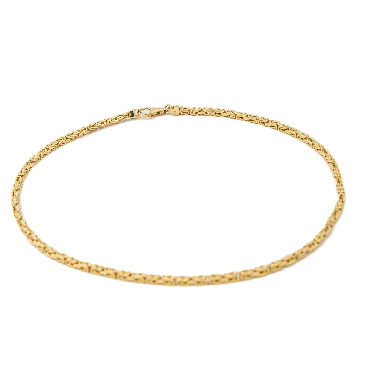 Collier Chaîne maille balinaise en or jaune - Image 5