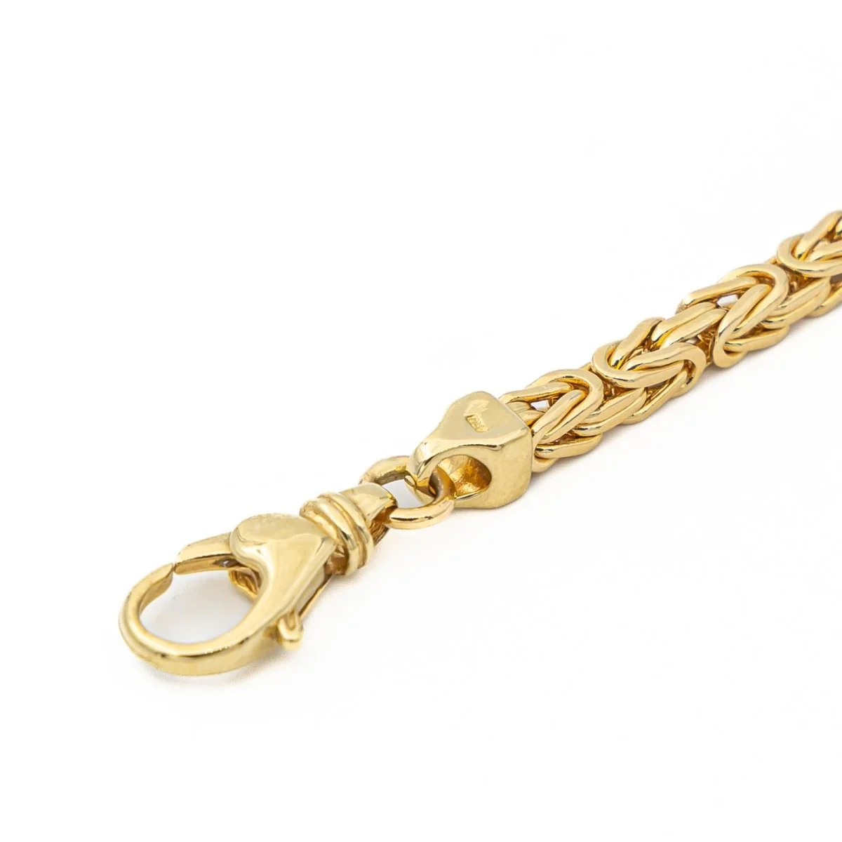 Collier Chaîne maille balinaise en or jaune - Image 6