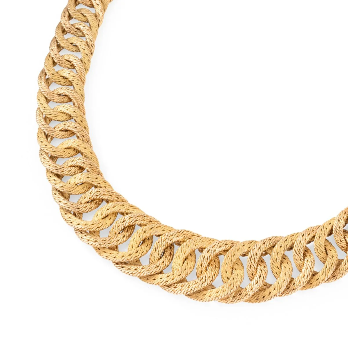 Collier Maille BULGARI en or jaune - Image 3
