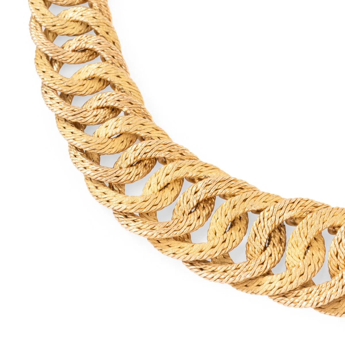 Collier Maille BULGARI en or jaune - Image 4