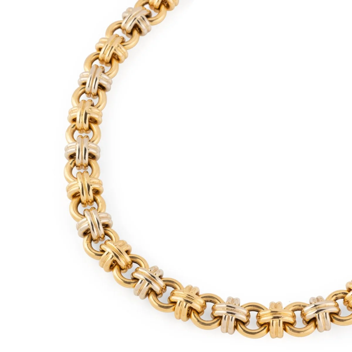 Collier Maille CAPLAIN SAINT ANDRÉ en or jaune et or blanc - Image 3