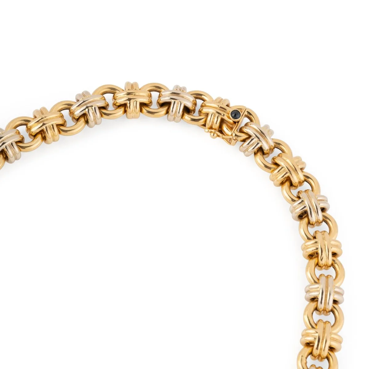 Collier Maille CAPLAIN SAINT ANDRÉ en or jaune et or blanc - Image 4