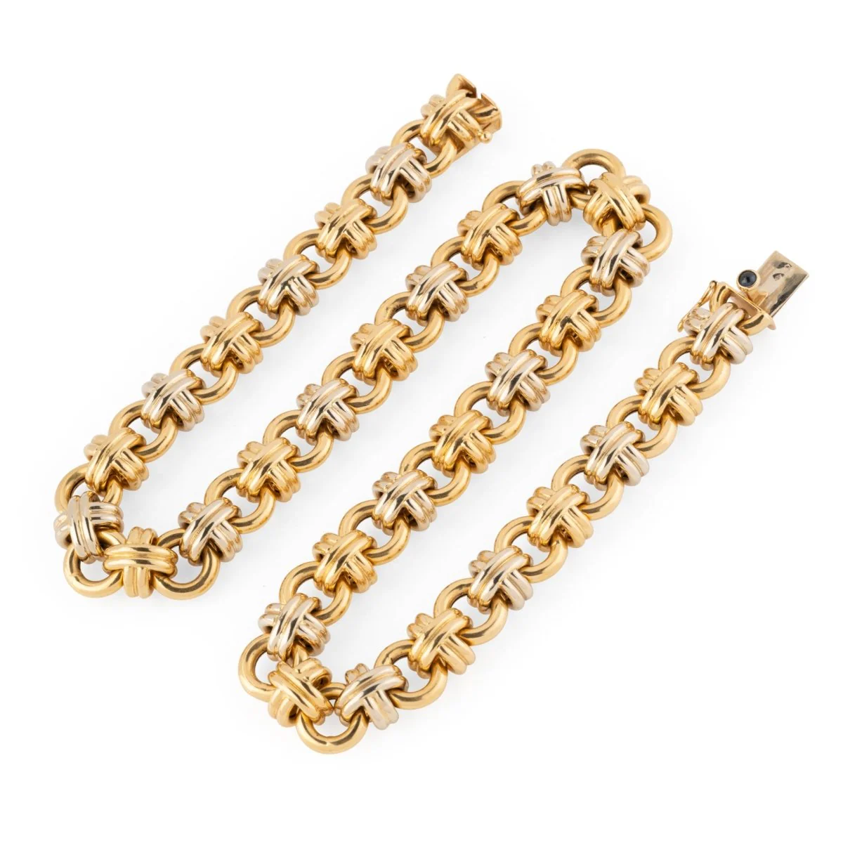 Collier Maille CAPLAIN SAINT ANDRÉ en or jaune et or blanc - Image 5