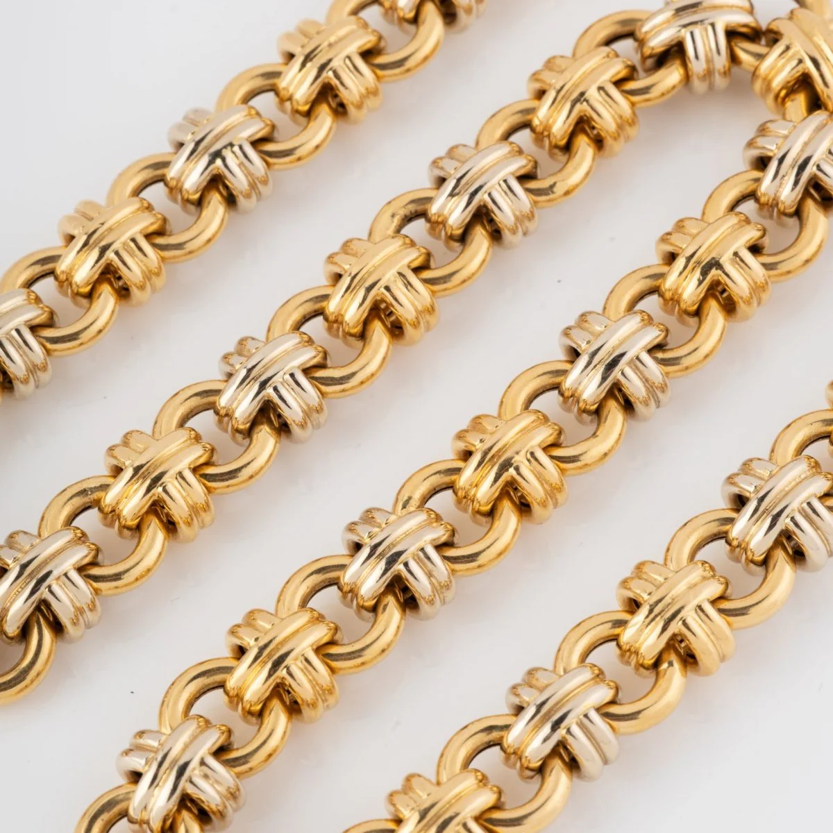Collier Maille CAPLAIN SAINT ANDRÉ en or jaune et or blanc - Image 6