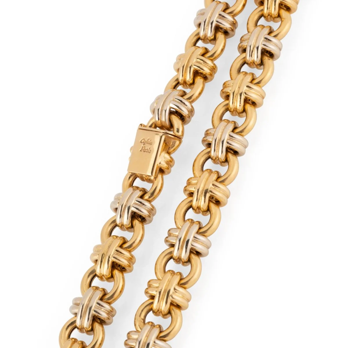 Collier Maille CAPLAIN SAINT ANDRÉ en or jaune et or blanc - Image 7