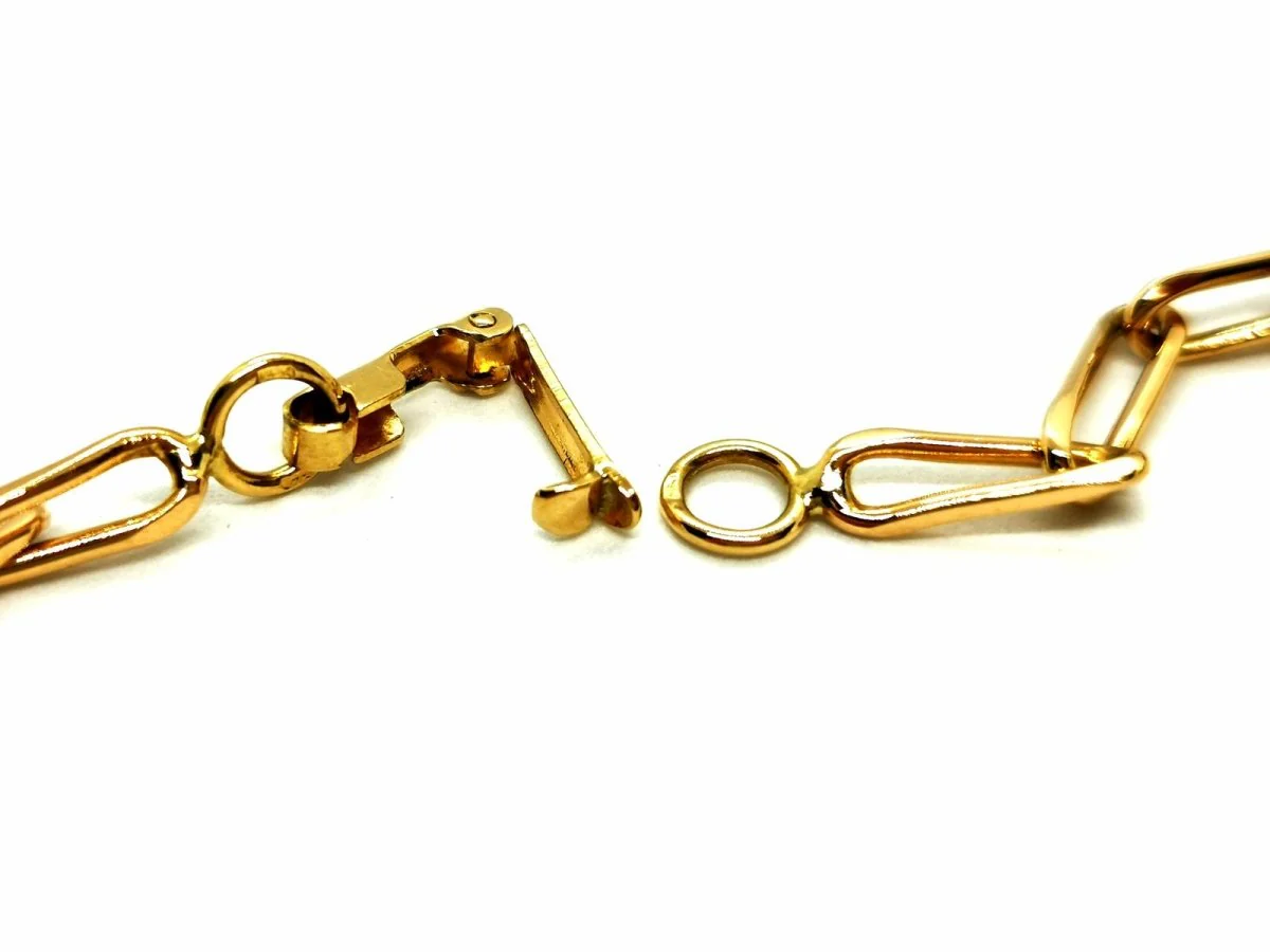 Collier Maille cheval Or jaune - Image 6
