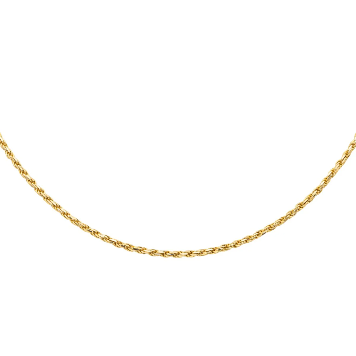 Collier Maille corde Or jaune - Image 5