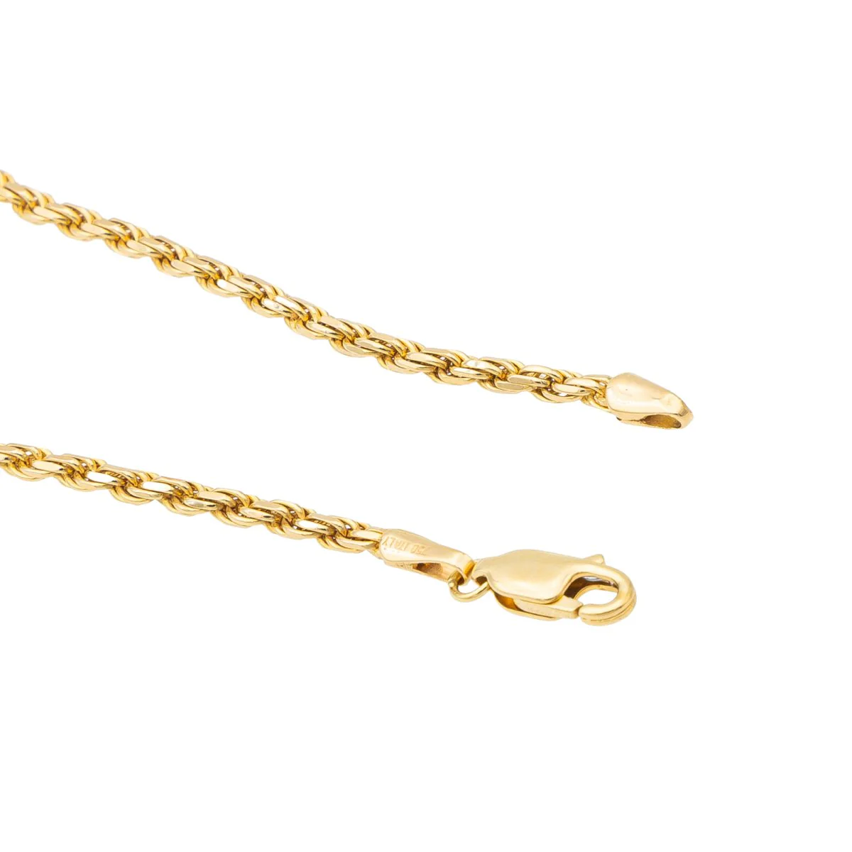 Collier Maille corde Or jaune - Image 7