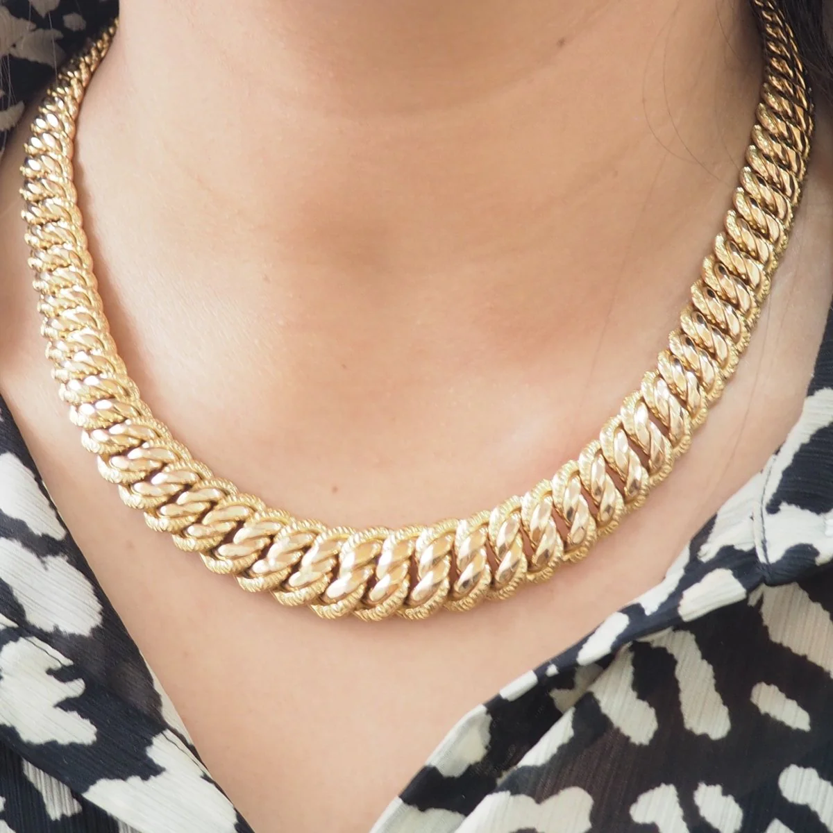 Collier Maille en or jaune - Image 2