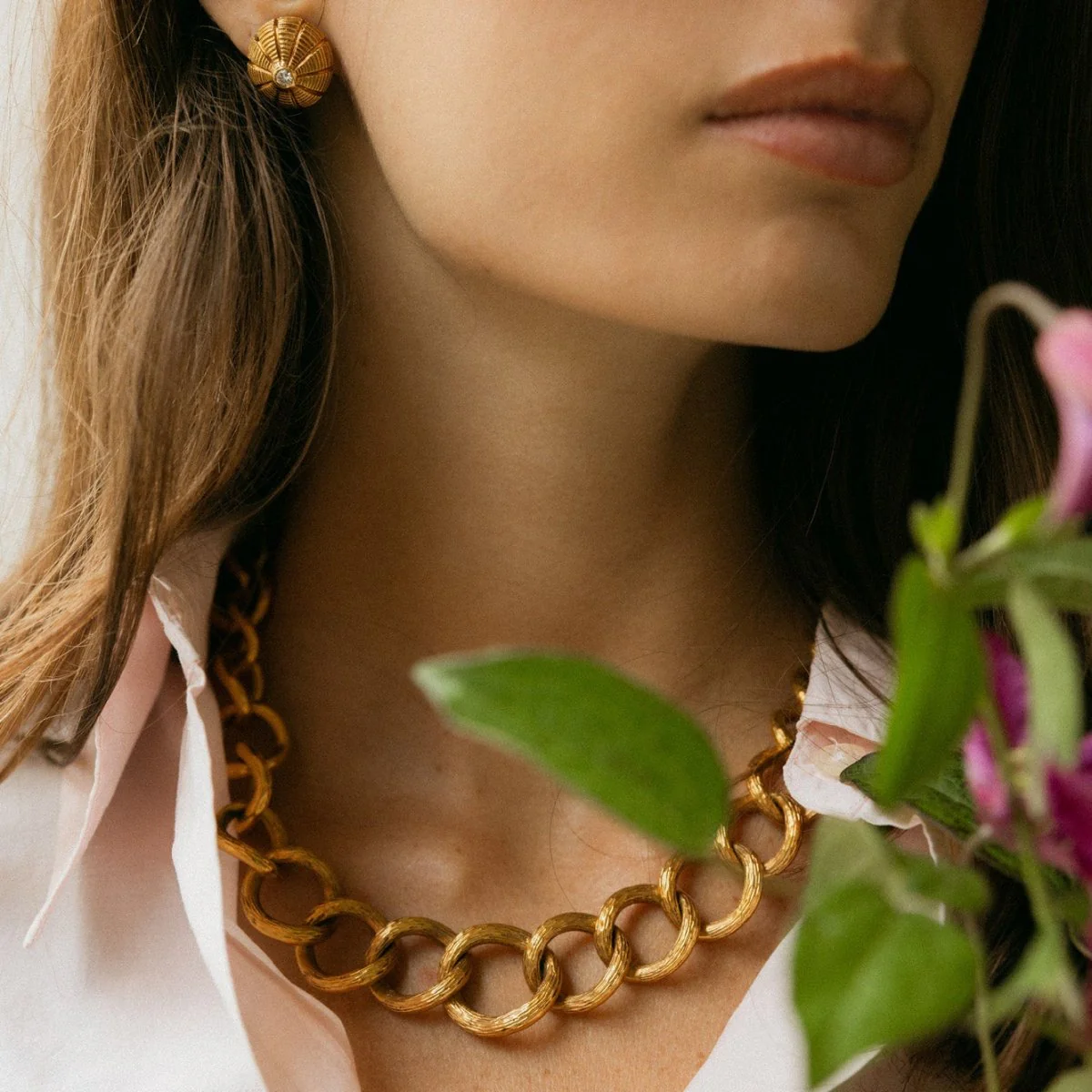 Collier Maille en or jaune - Image 2