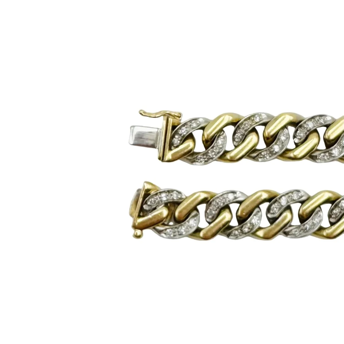 Collier Maille en or jaune, or blanc et diamants - Image 5