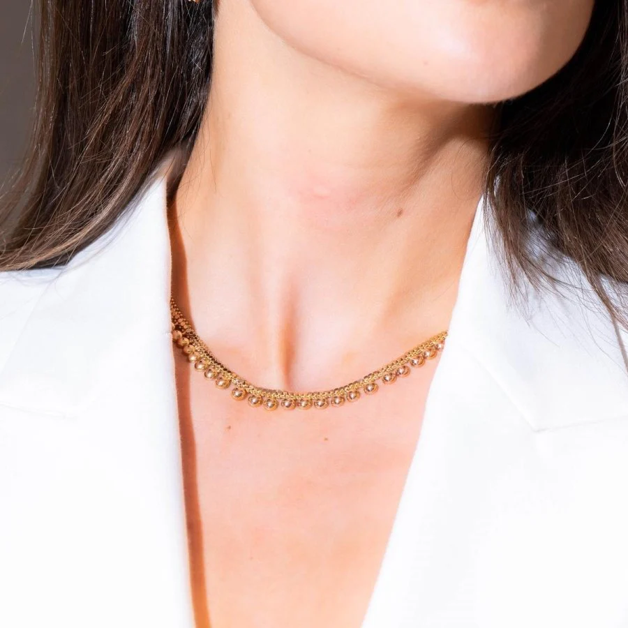Collier Maille fantaisie en or rose - Image 2