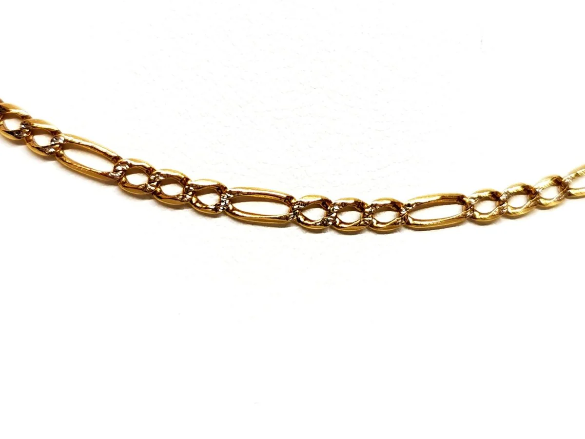 Collier Maille figaro Or jaune - Image 2