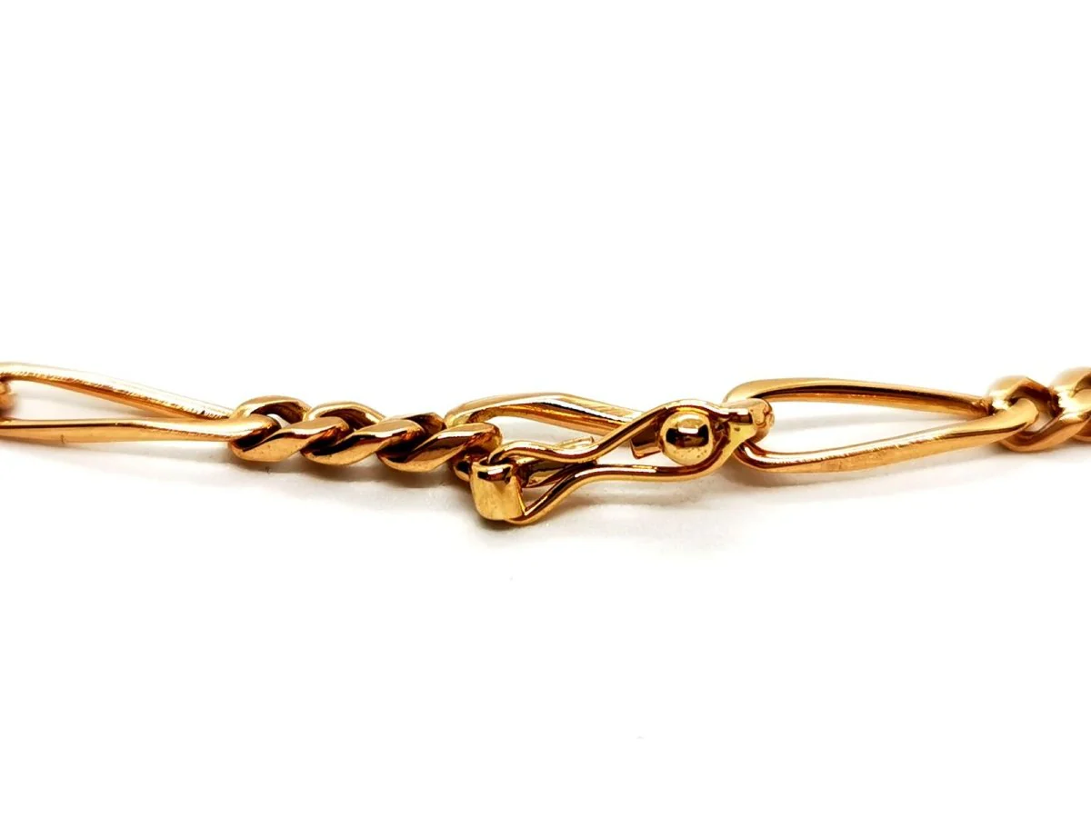 Collier Maille figaro Or jaune - Image 4