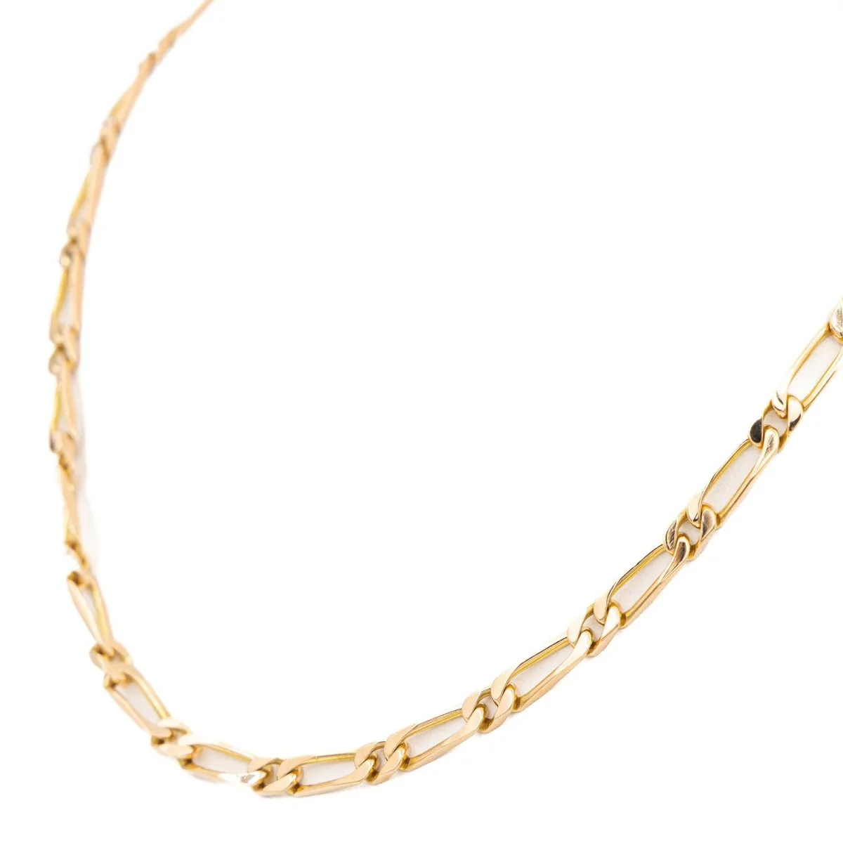 Collier Maille figaro Or rose - Image 5