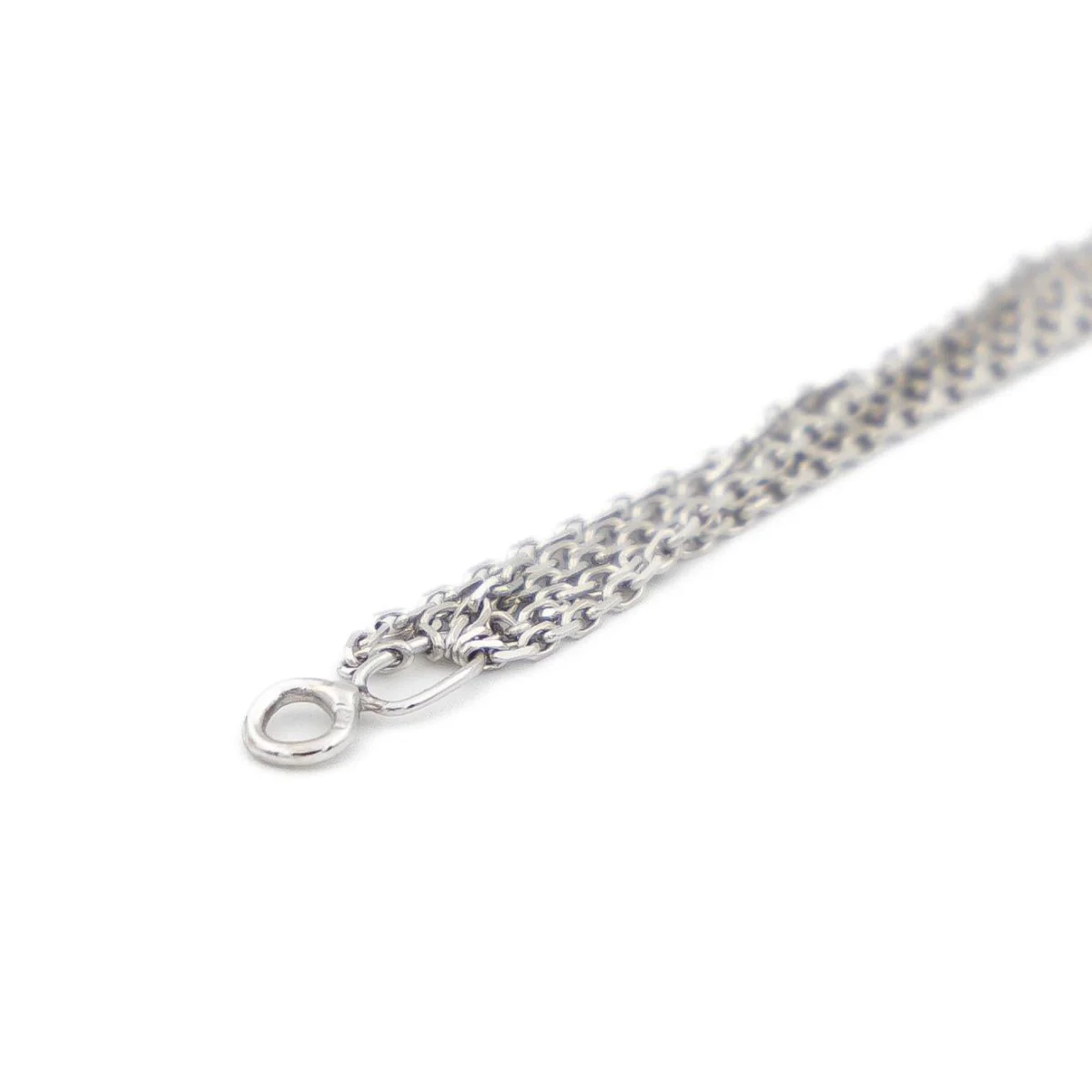 Collier Chaînes multiples en or blanc - Image 4