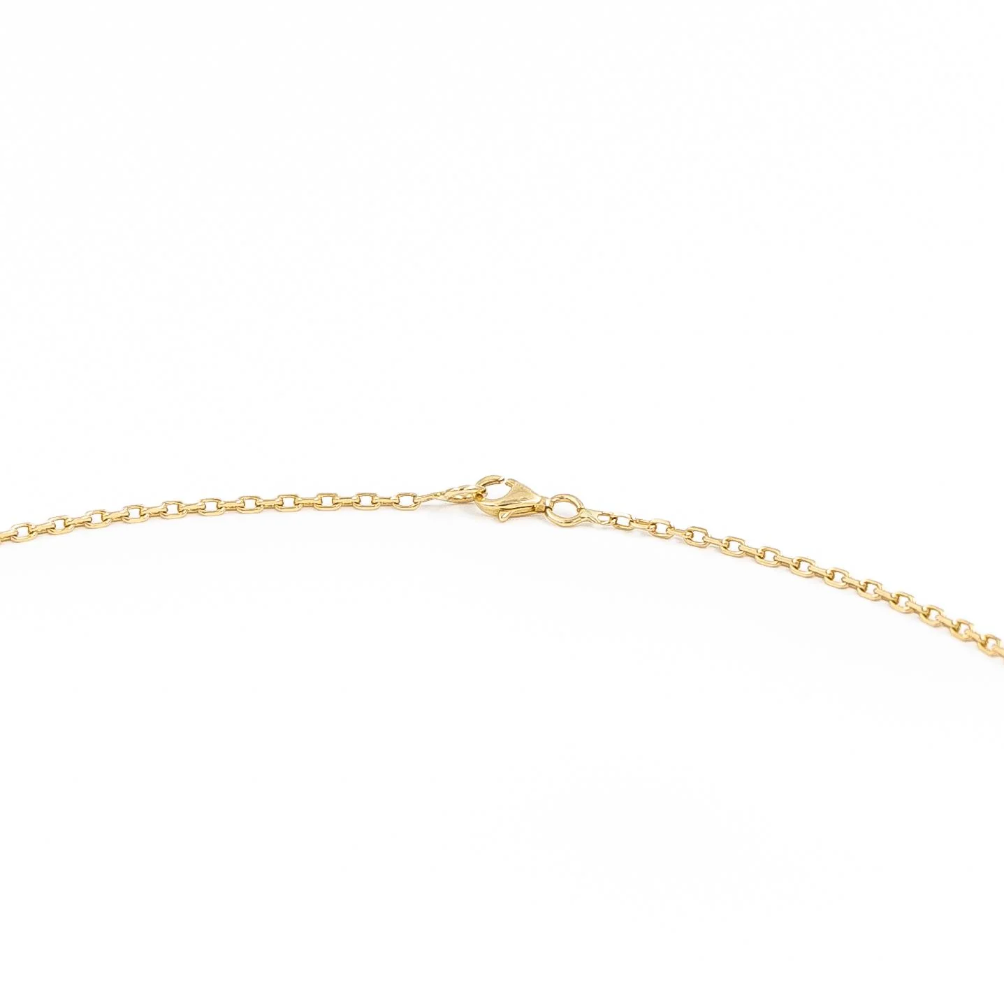 Collier Chaîne maille forçat en or jaune - Image 6