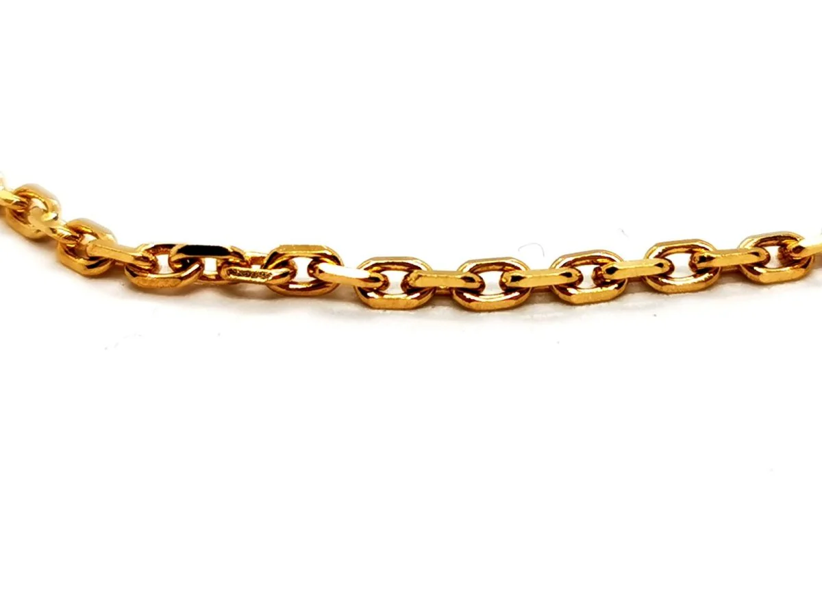 Collier Maille forçat Or jaune - Image 5