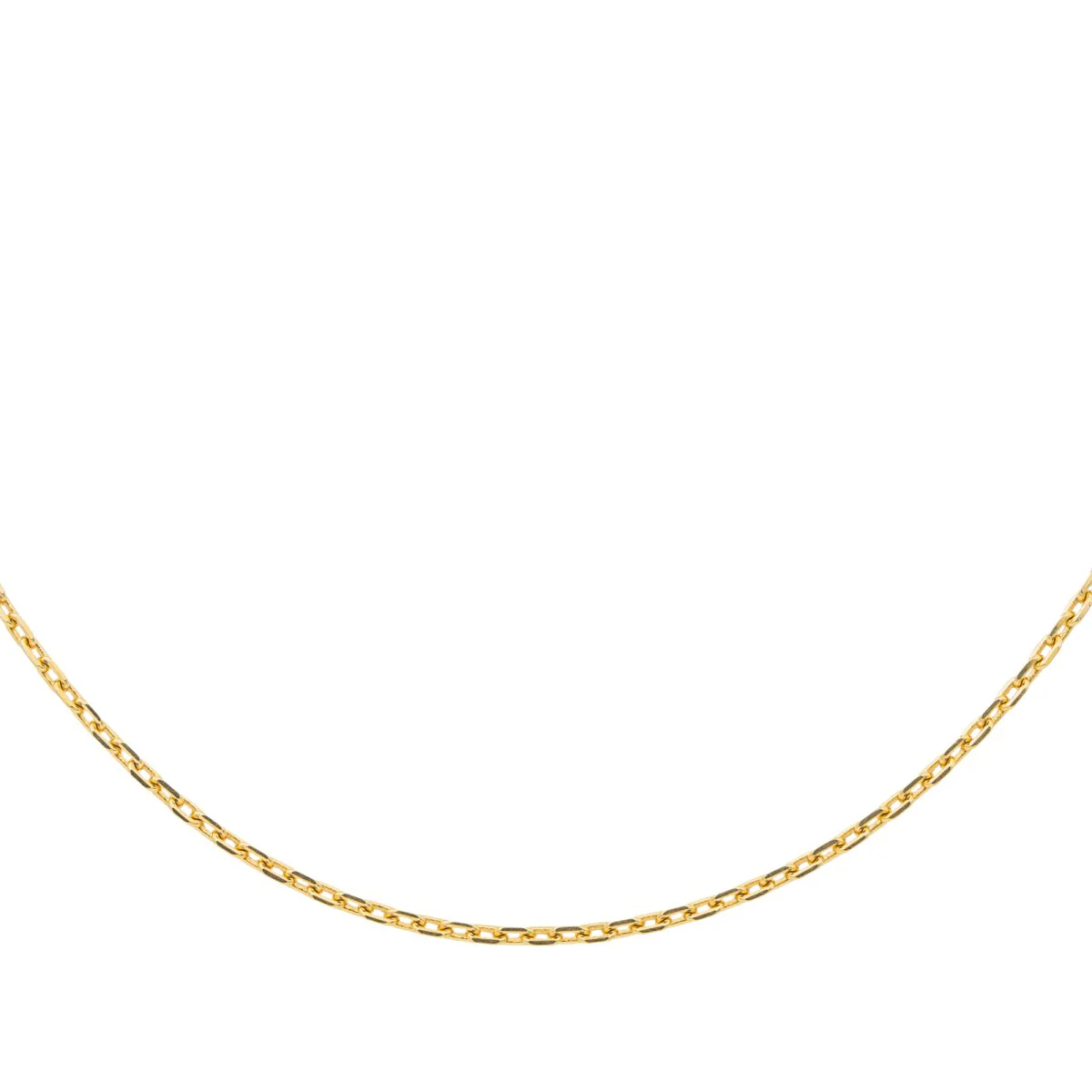 Collier Maille forçat Or jaune - Image 3