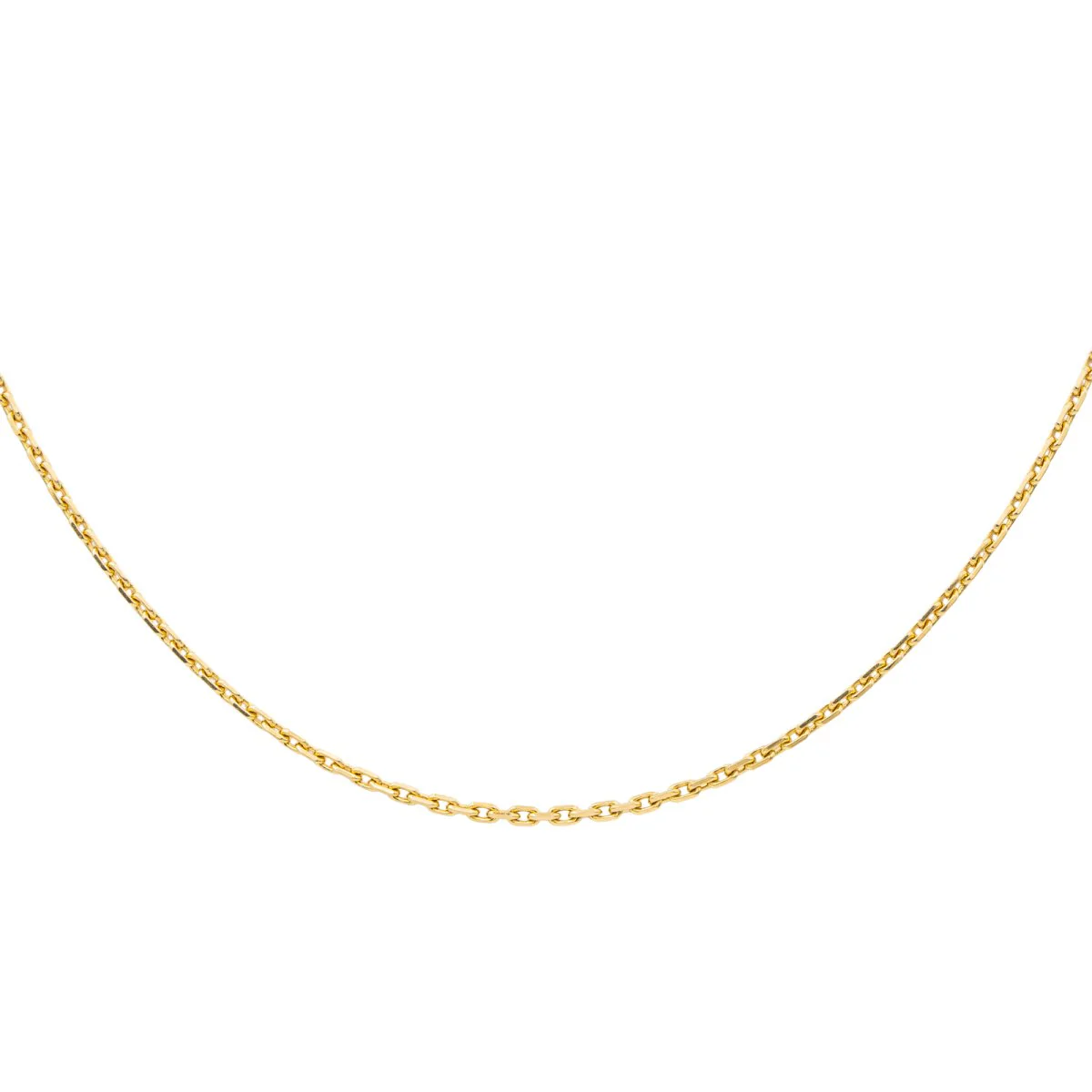 Collier Maille forçat Or jaune - Image 3