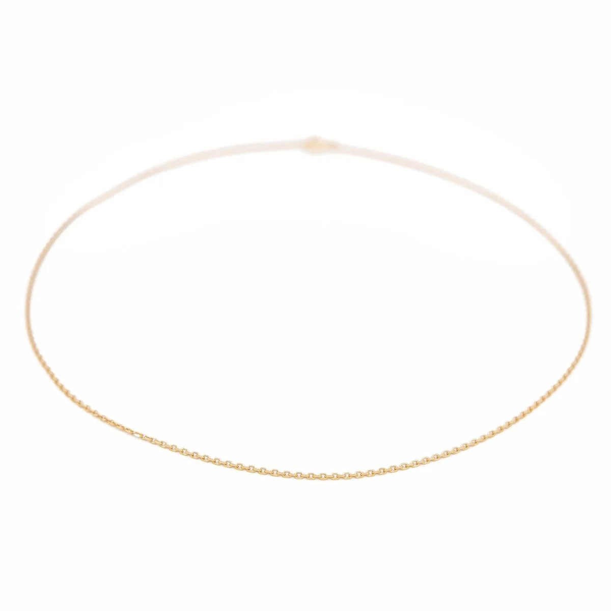 Collier Maille forçat Or jaune - Image 3