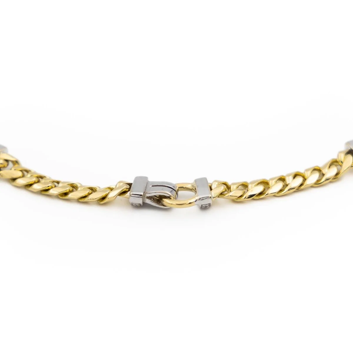 Collier Chaîne en 2 ors et diamants - Image 6