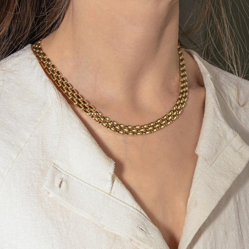 Collier Maille en or jaune - Image 2