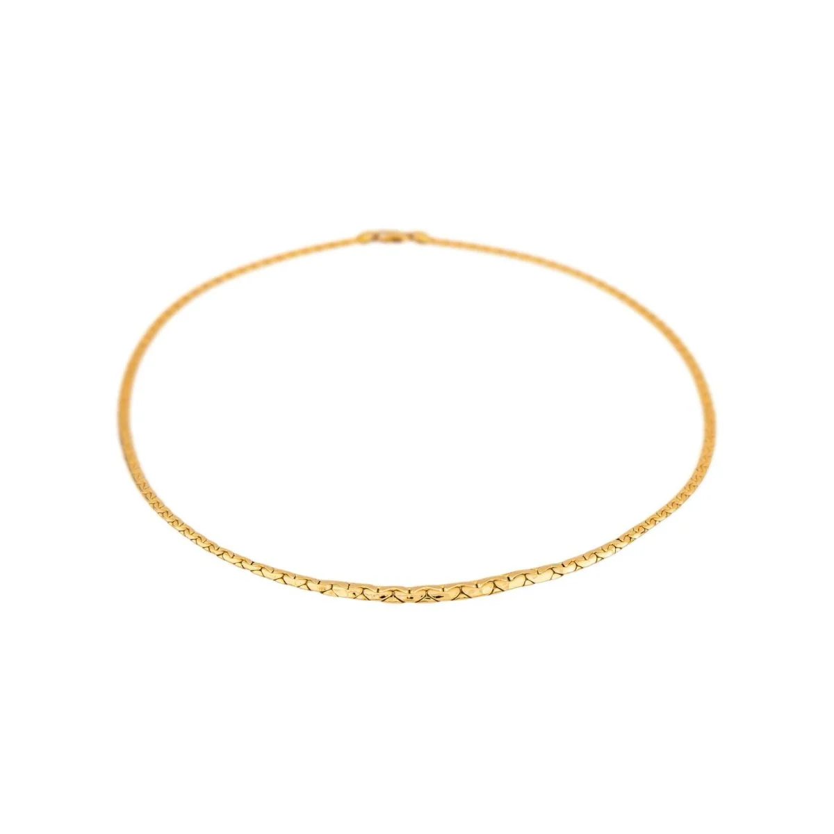 Collier Maille en or jaune - Image 4
