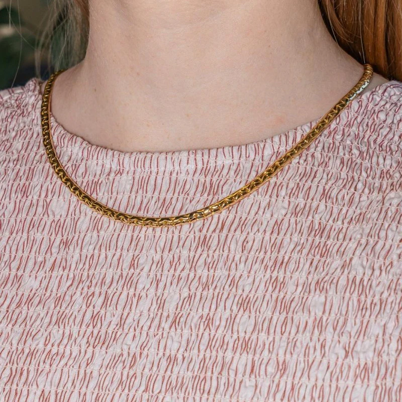 Collier Maille en or jaune - Image 2