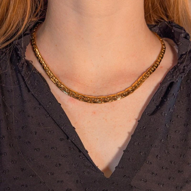 Collier Maille en or jaune - Image 2