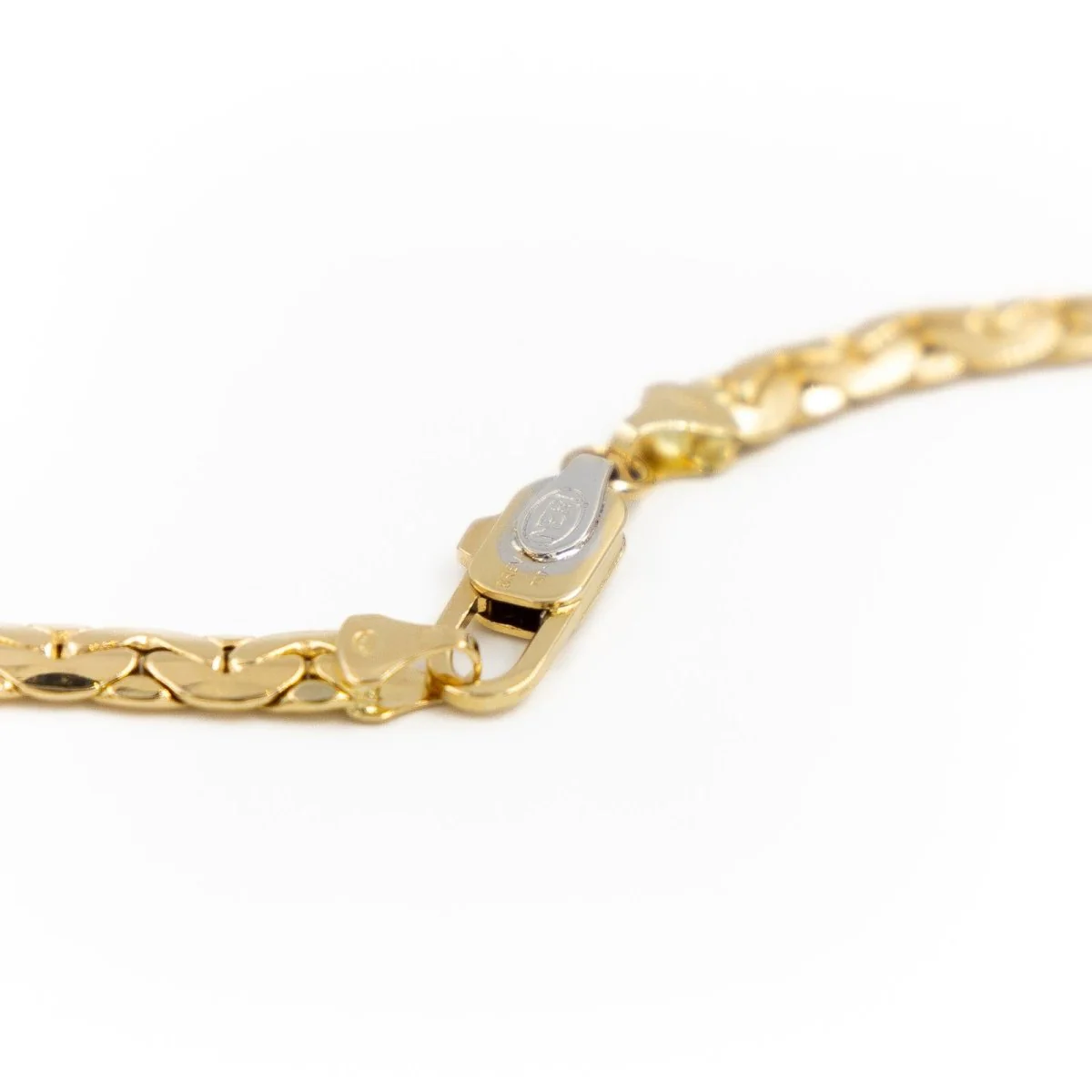 Collier Maille haricot en or jaune et diamant - Image 4