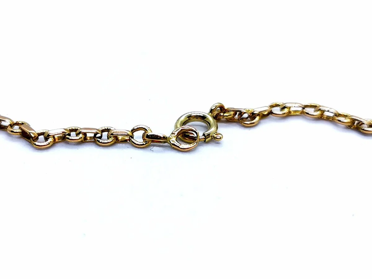 Collier Maille jaseron Or jaune - Image 3
