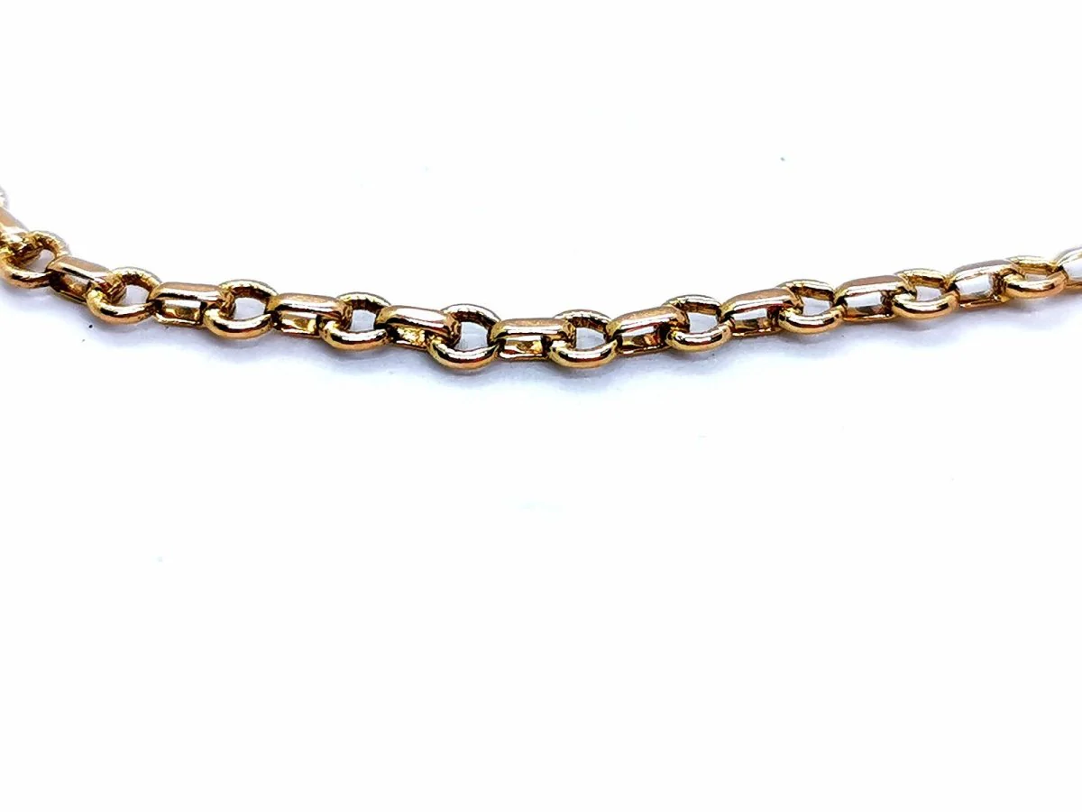 Collier Maille jaseron Or jaune - Image 4