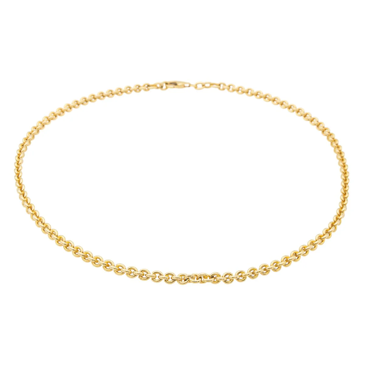 Collier Maille jaseron Or jaune - Image 4