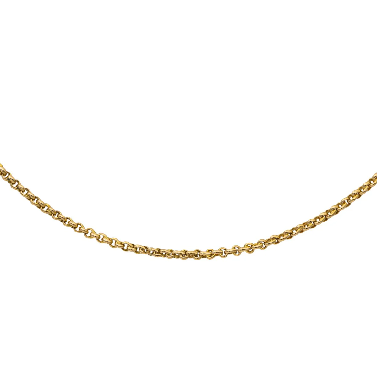 Collier Maille jaseron Or jaune - Image 3