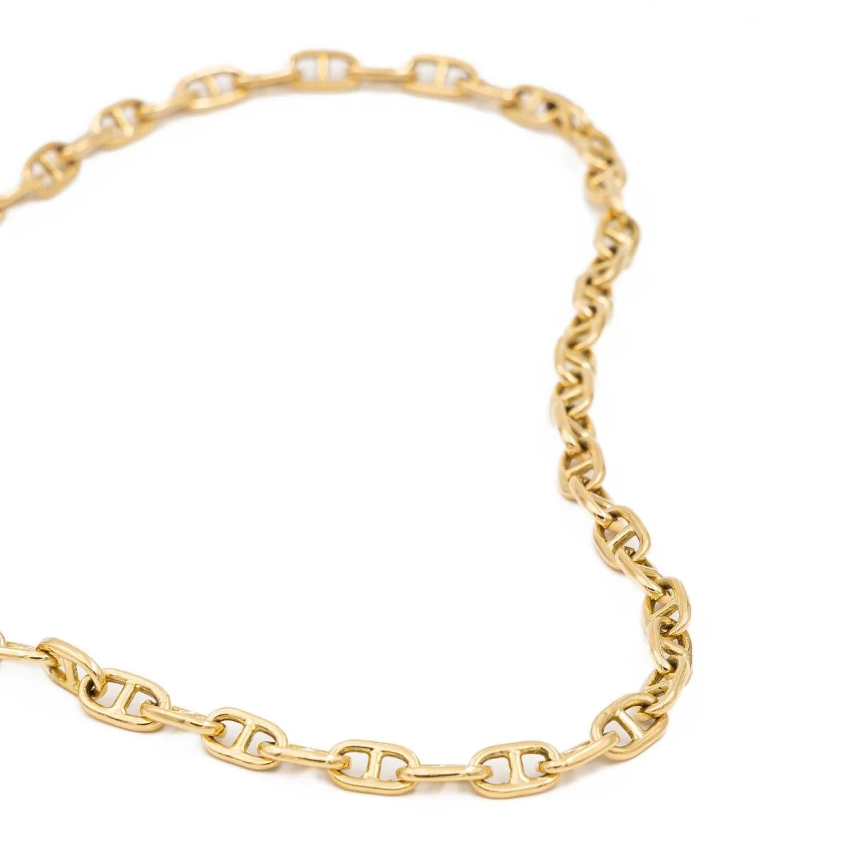 Collier Maille marine Or jaune - Image 7