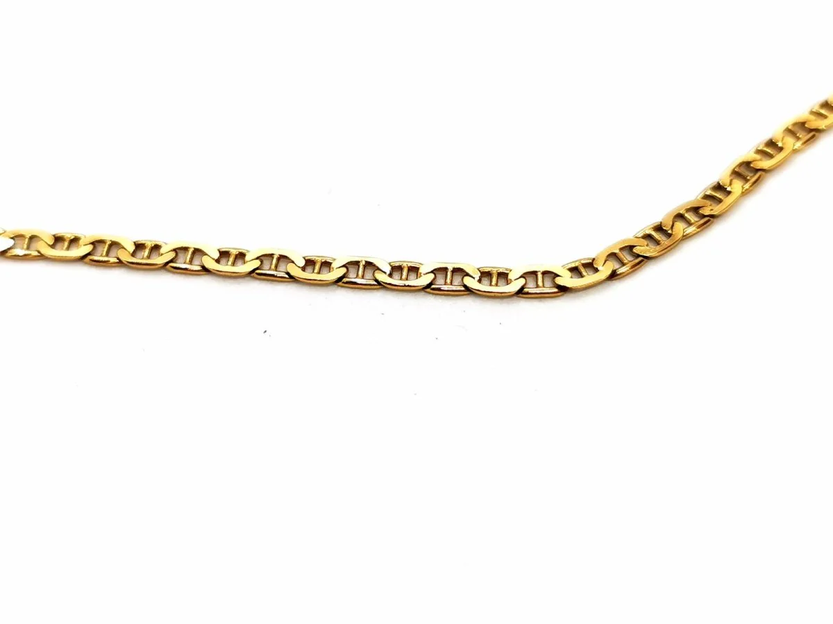 Collier Maille marine Or jaune - Image 3