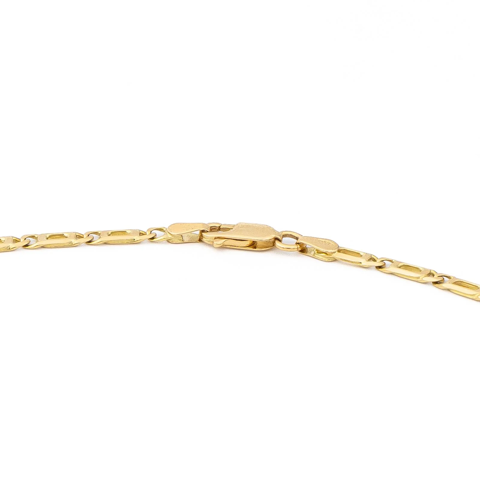 Collier Chaîne maille marine en or jaune - Image 4
