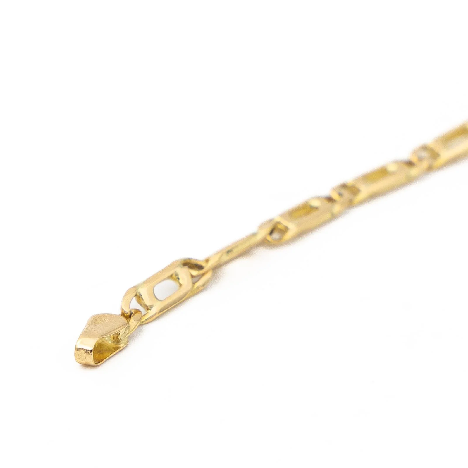 Collier Chaîne maille marine en or jaune - Image 6